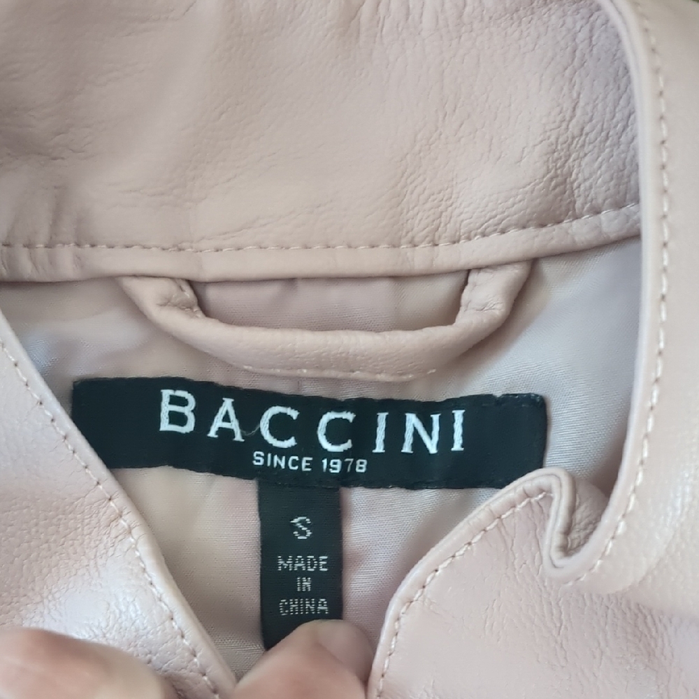 Baccini Blush Leather Jacket - image 2